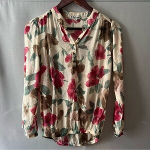 Vintage Chloe Multicolor Floral Blouse